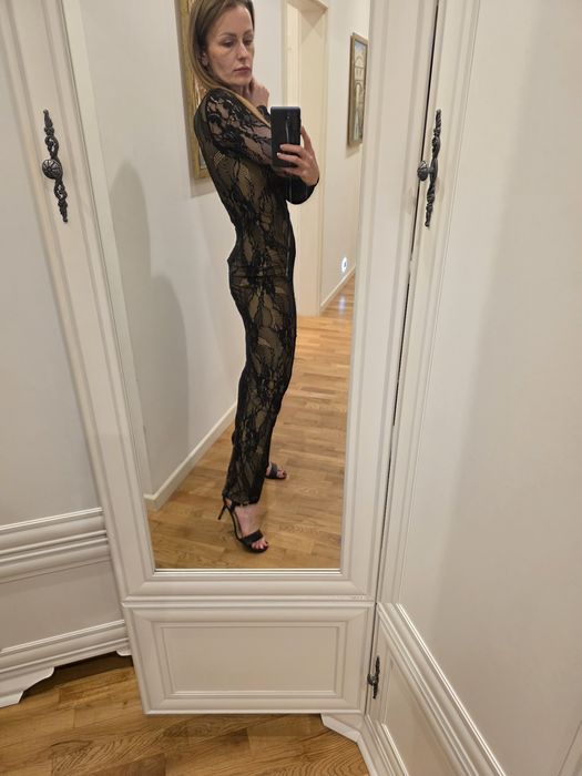 Sukienka maxi dopasowana