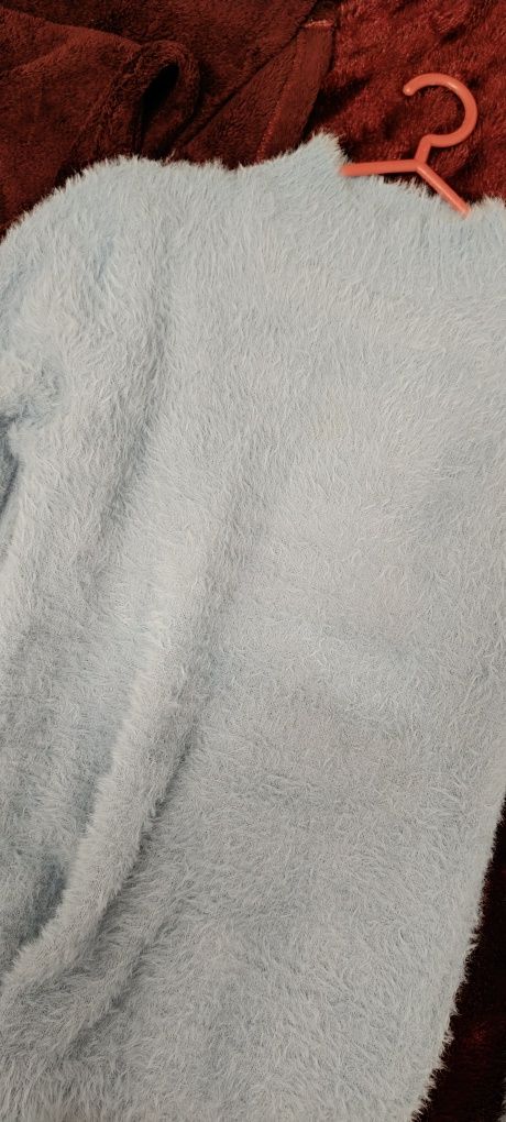 Camisola azul de pelo tamanho M. Usada