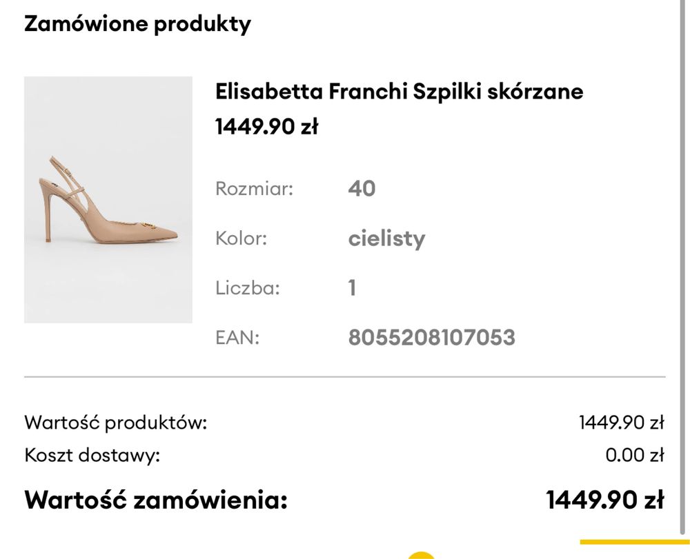 Szpilki czółenka  Elisabetta Franchi