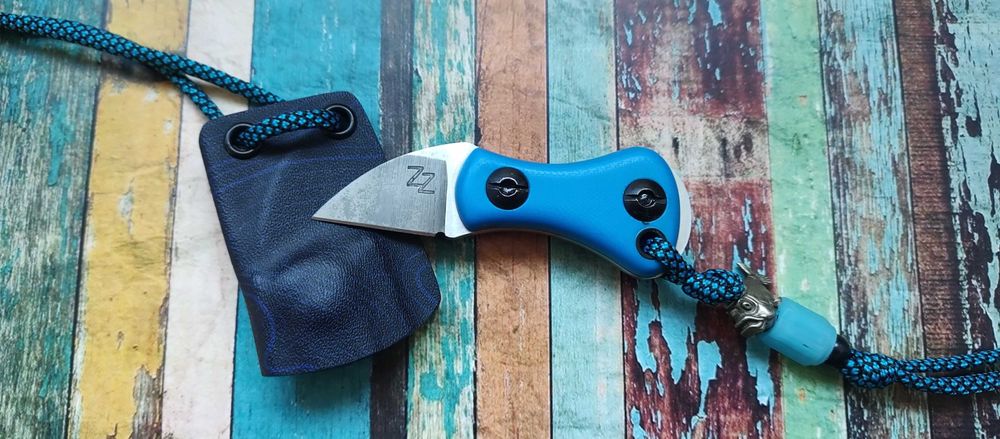 ZZ Custom Knives, PIrania, Elmax, G10