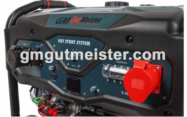 Генератор Бензоновий GM 7.0/7.5KW 8.75/9.37KVA 12V/230V/380V AVR
