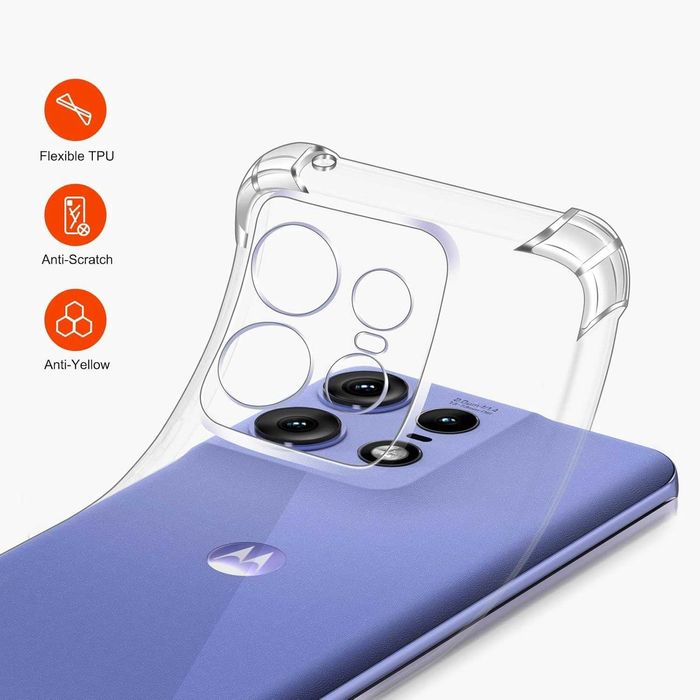 Etui Nakładka Anti-Shock do Motorola Edge 50 Pro + Szkło Hartowane