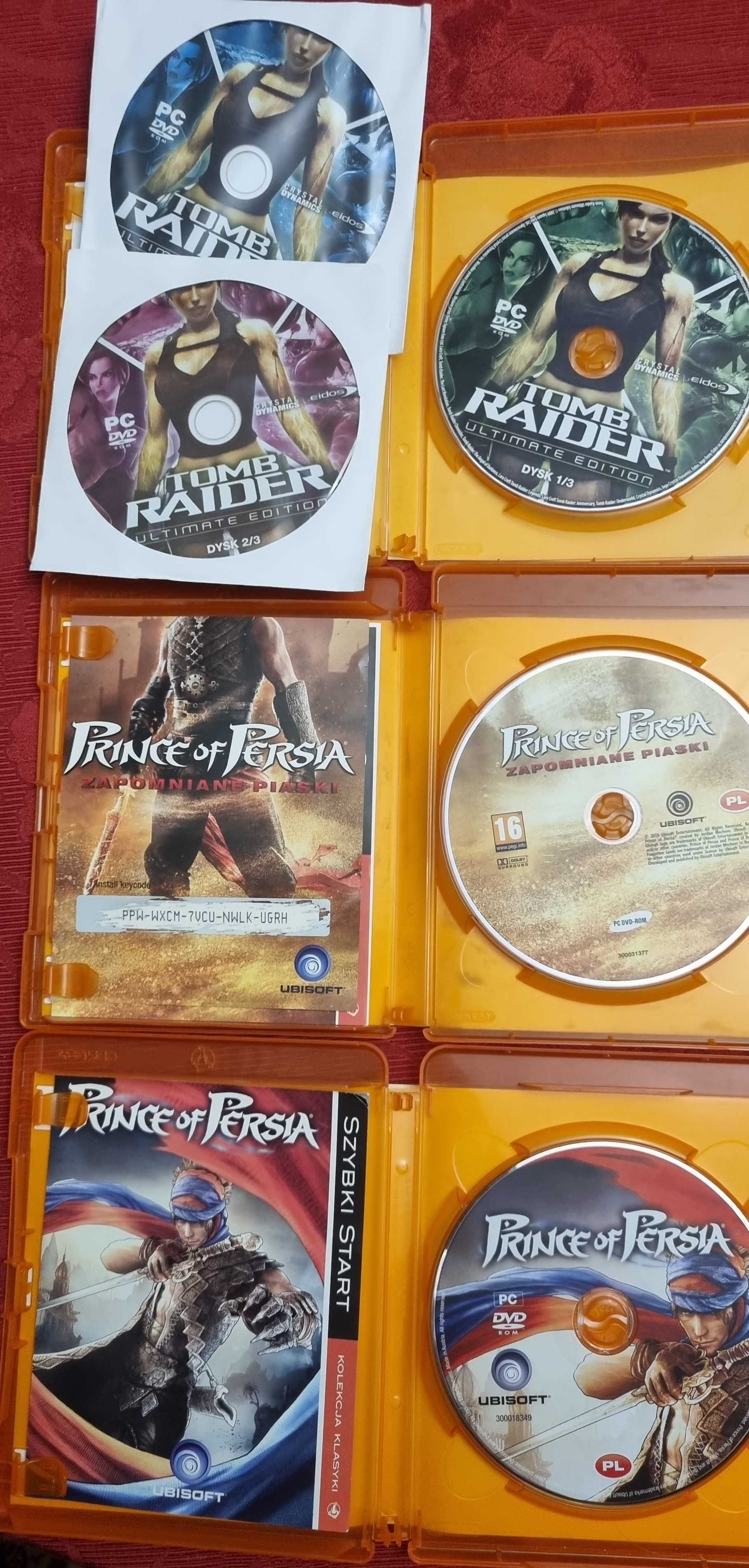 GRY na PC - Syberia,Prince Of Persia,Tomb - Rider GRY na PC. OKAZJA