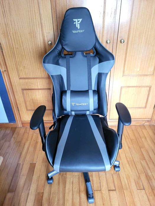 Tempest Conquer Cadeira Gaming Cinzenta