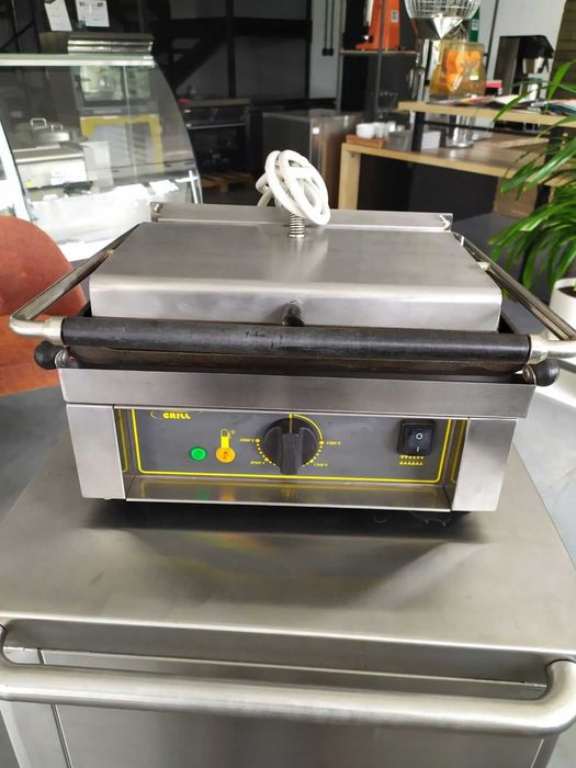 Grill Kontaktowy Kontakt grill pojedynczy ryflowany- Roller Grill