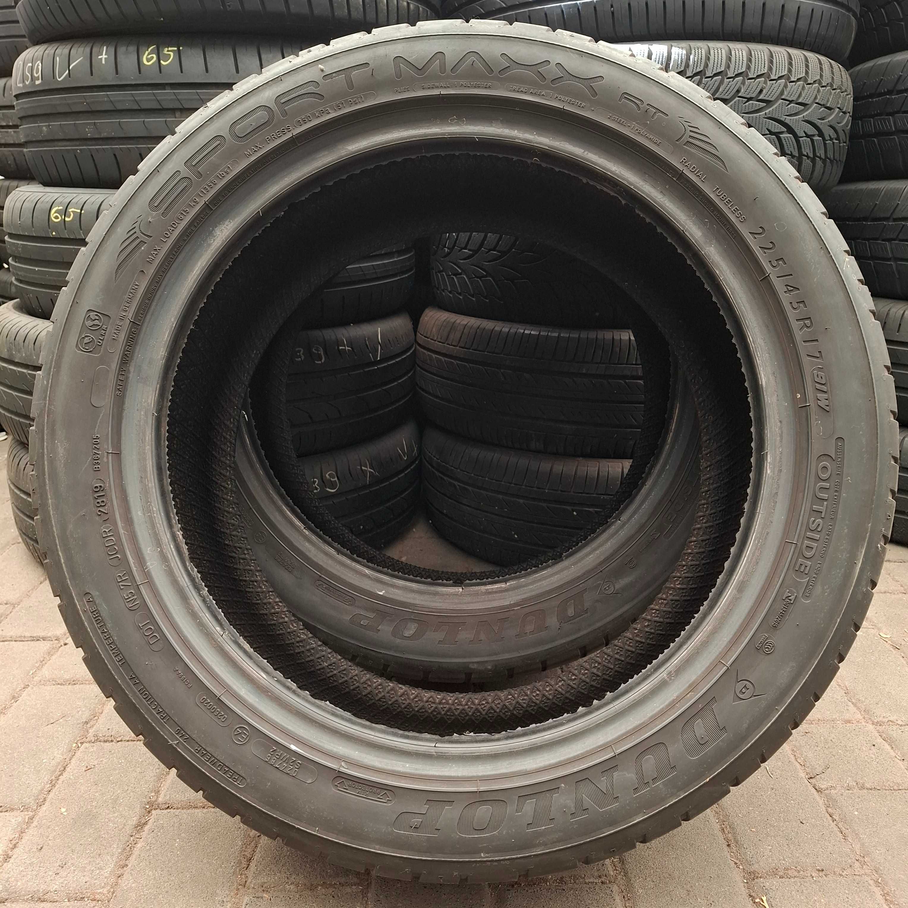 Opony letnie Dunlop Sport Maxx RT 225/45 R17 91W - 2 szt.