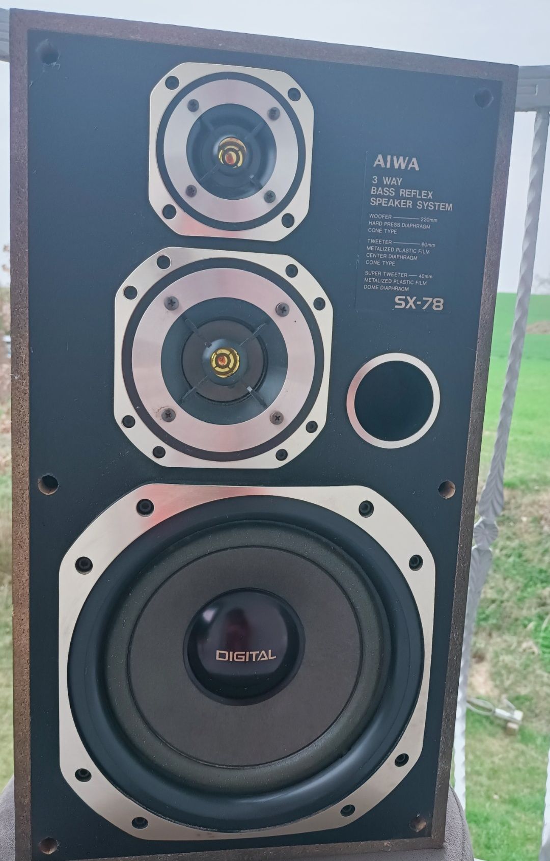 Wieża Aiwa Cx-78  Kolumny 80W 6Ω