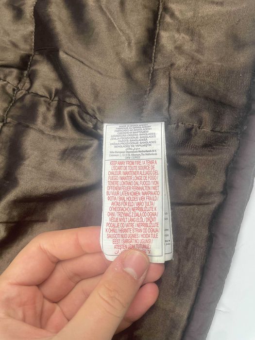 Nike ACG brązowe długa kurtka płaszczykowa damska zimowa