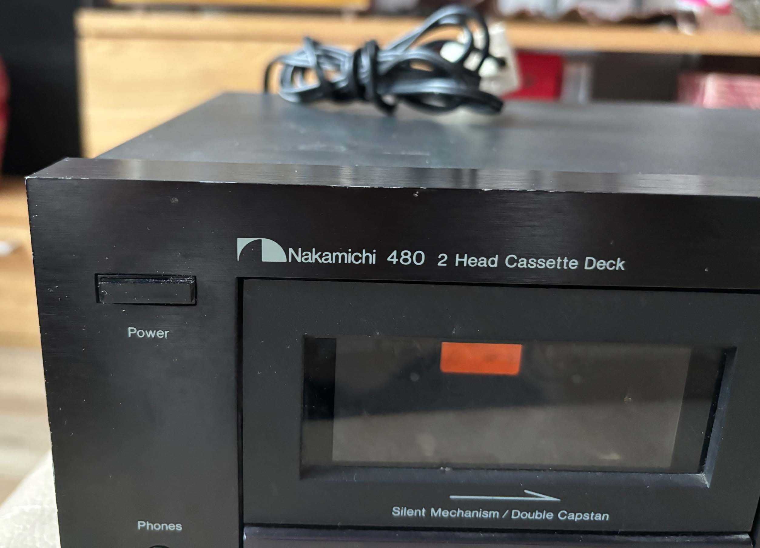 Magnetofon Nakamichi 480 2 head czarny po serwisie