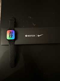 Apple Watch Series 7 GPS+Cellular 45mm Midnight, Nike+gratisy