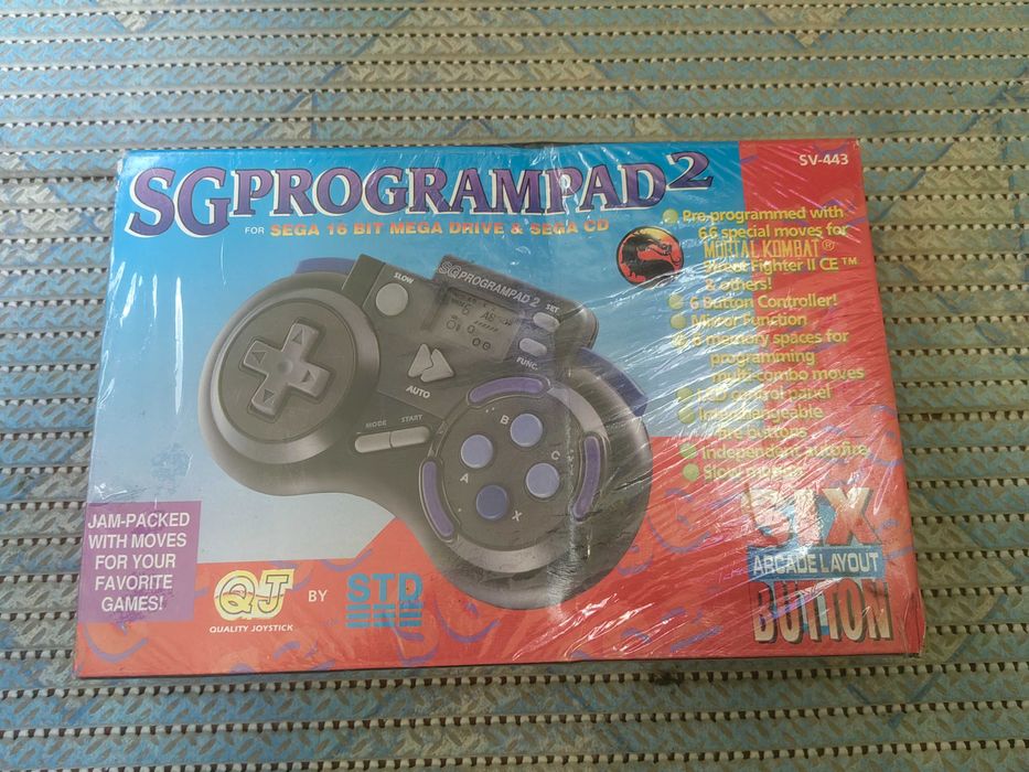 comando sega mega drive selado