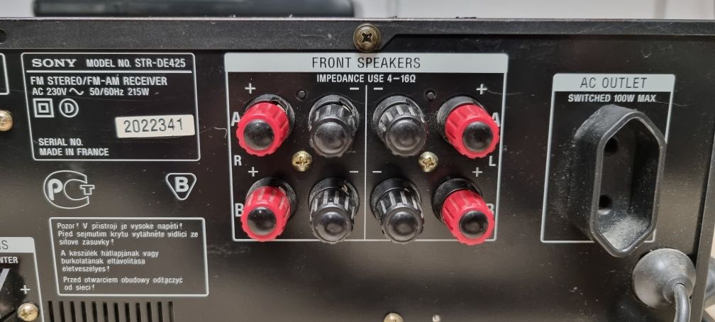 Amplituner SONY STR-DE 425. Pilot