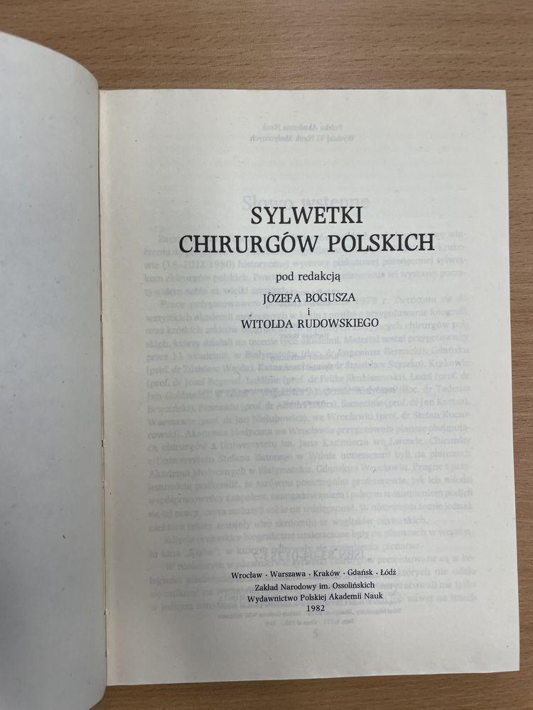 Sylwetki chirurgów polskich