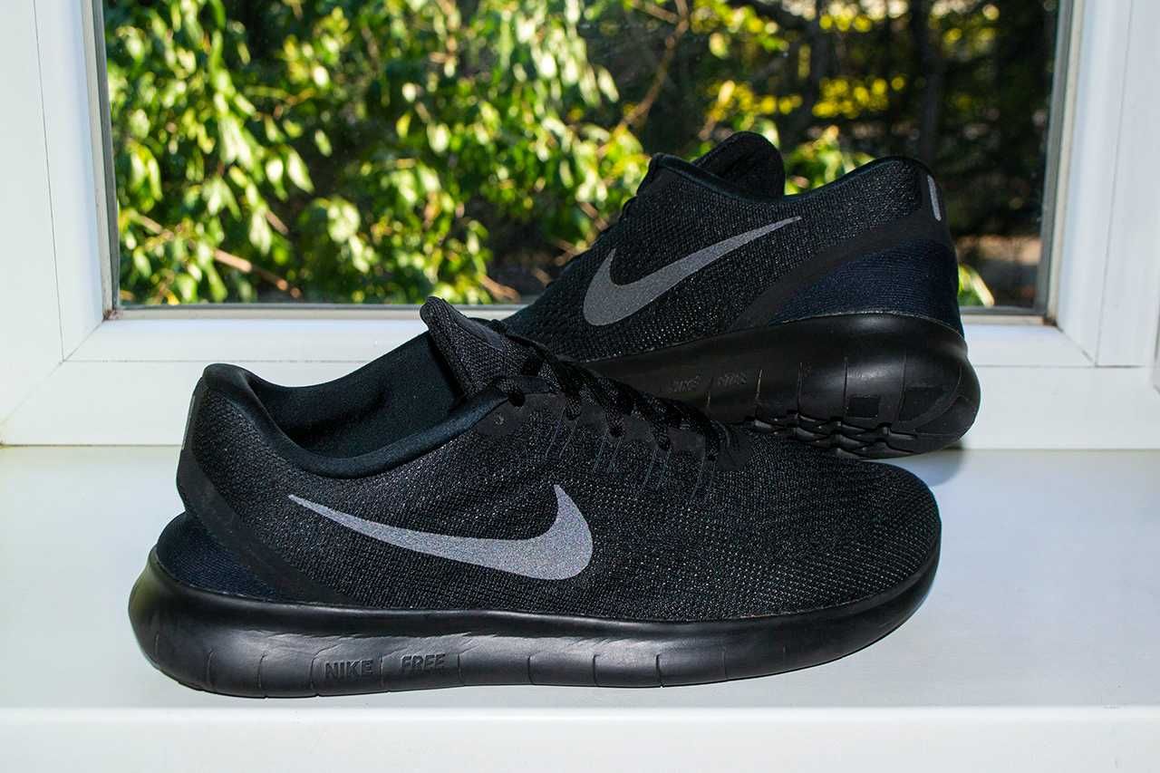 ‼️Кросівки бігові Nike Free Run 831508-002 Triple Black 44 р оригінал