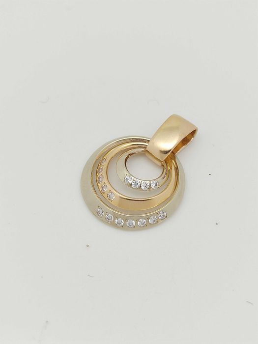 Золота підвіска  585’’ з фіанітами