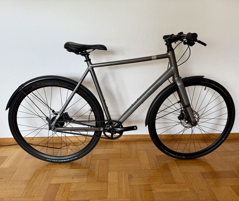 CUBE Editor, Pasek Gates, ALFINE 11, roz 58 cm, koła 28