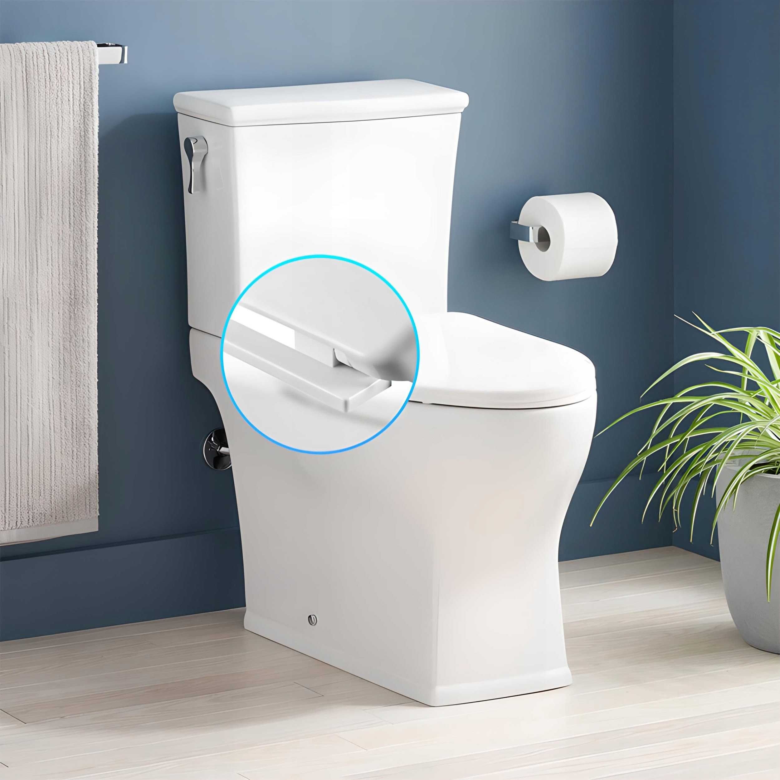 uniwersalna twarda deska sedesowa klapa DO WC WOLNOOPADAJĄCA BIAŁA