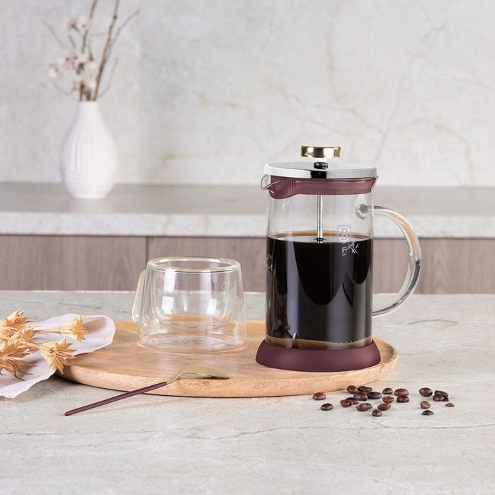 Zaparzacz Tłokowy Do Kawy Herbaty 600Ml Berlinger Haus Leonardo