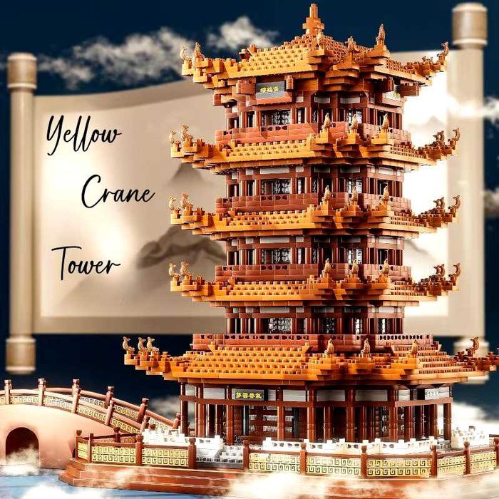 Klocki Yellow Crane Tower - Ikoniczna Wieża do Złożenia