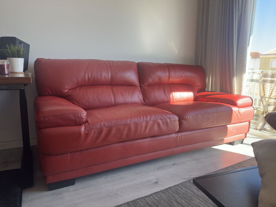 Sofá Pele Sintetica