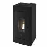 Piec z płaszczem wodnym na pellet Eva Calor Luisa 11kW czarny 20kg