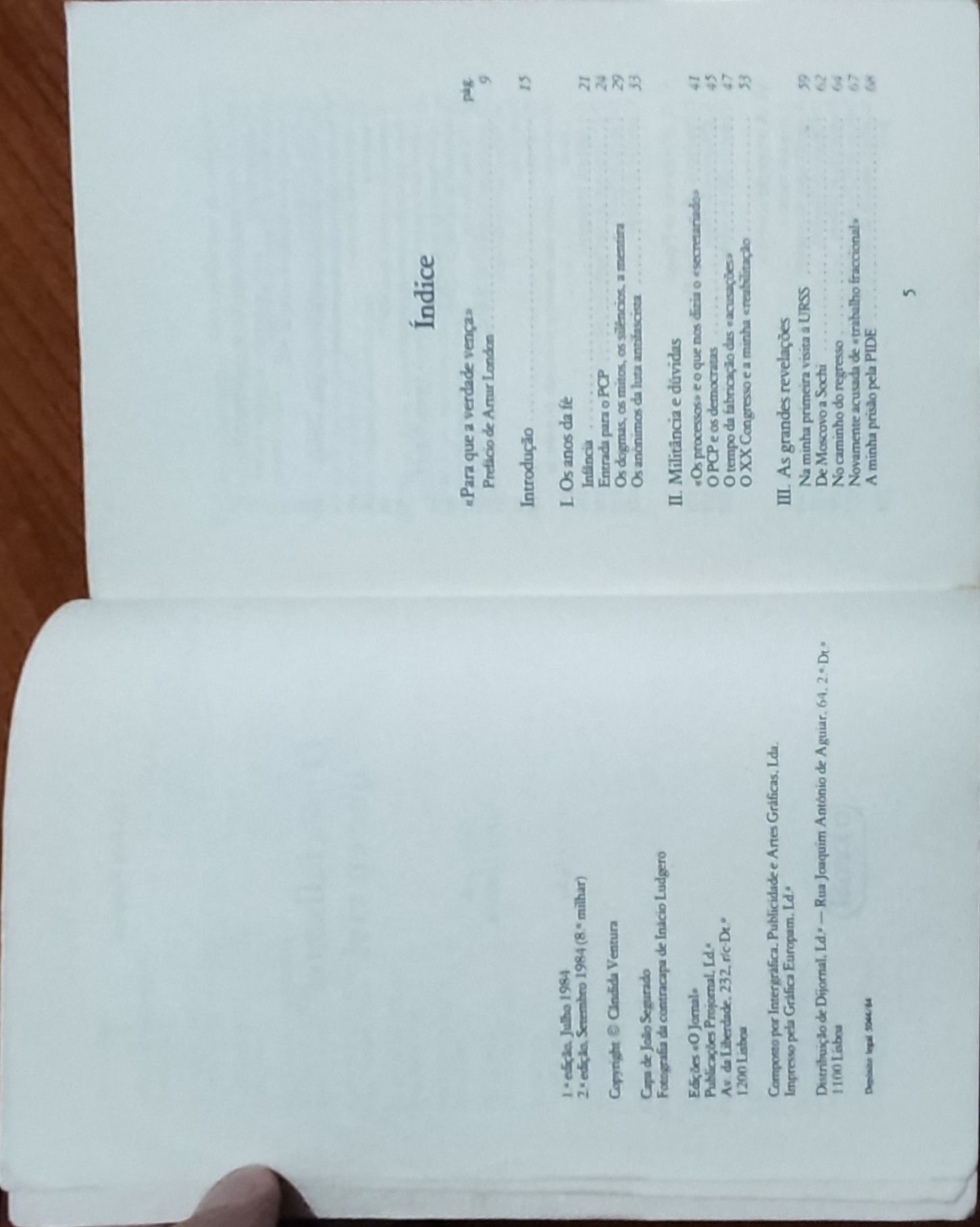 O socialismo que eu vivi - Cândida Ventura