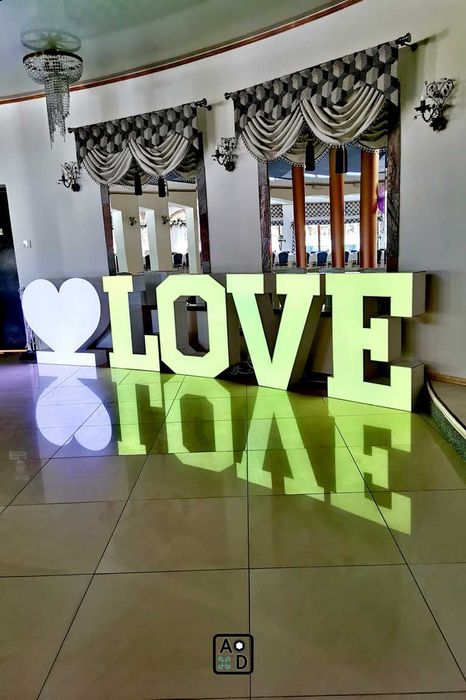 VideoBudka360, Biały Miś, Napis LOVE, FotoBudka360,DJ, Oprawa Muzyczna