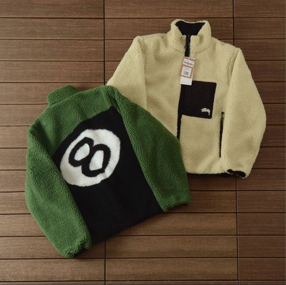 Куртка шерпа  Stussy (двостороння)