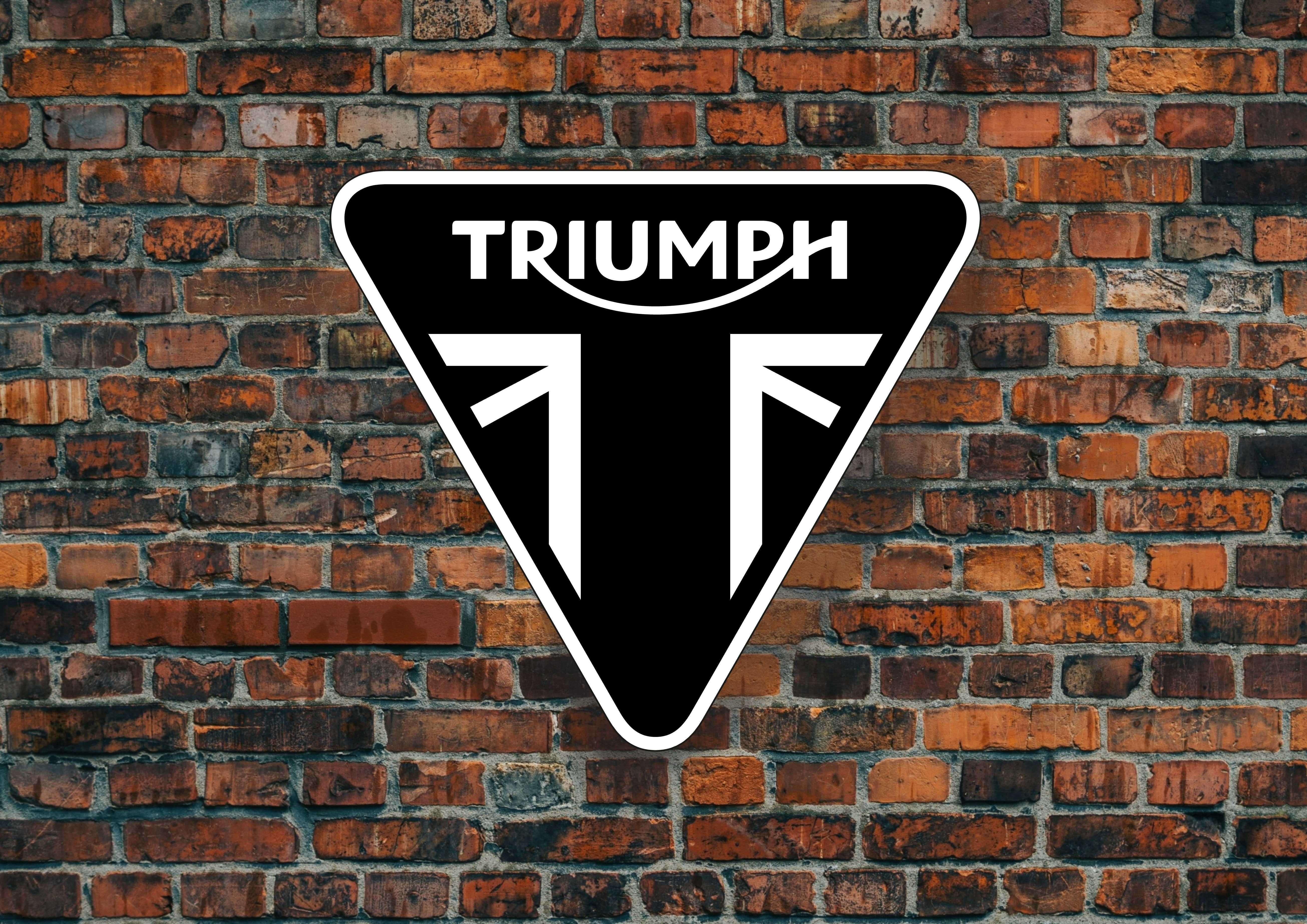 LED Neon TRIUMPH, Podświetlany znaczek 3D, Logo, Baner, Lampa, Szyld