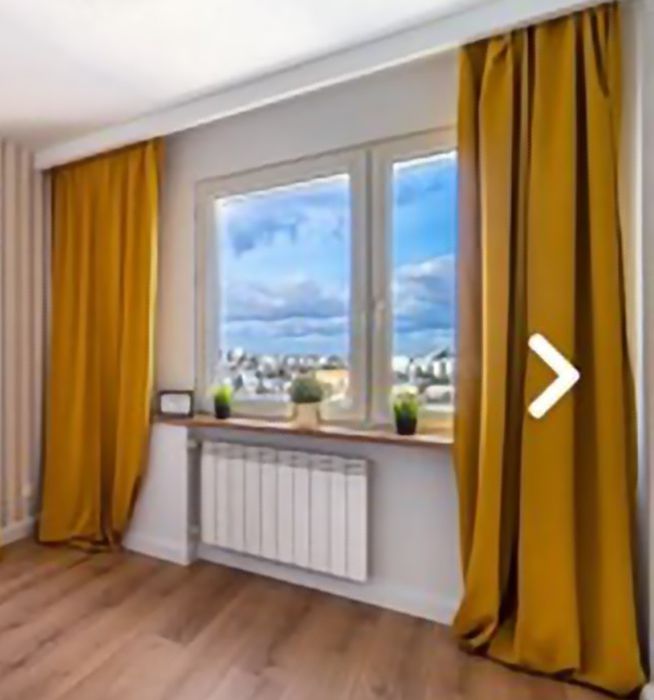 Zasłony 2 szt po 140x250 musztardowe