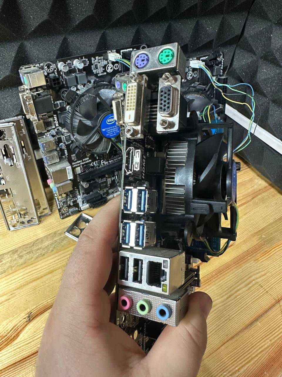 Материнська плата Gigabyte GA-H81M-S2H + i3-4130 + BOX s1150 _EvroKomp