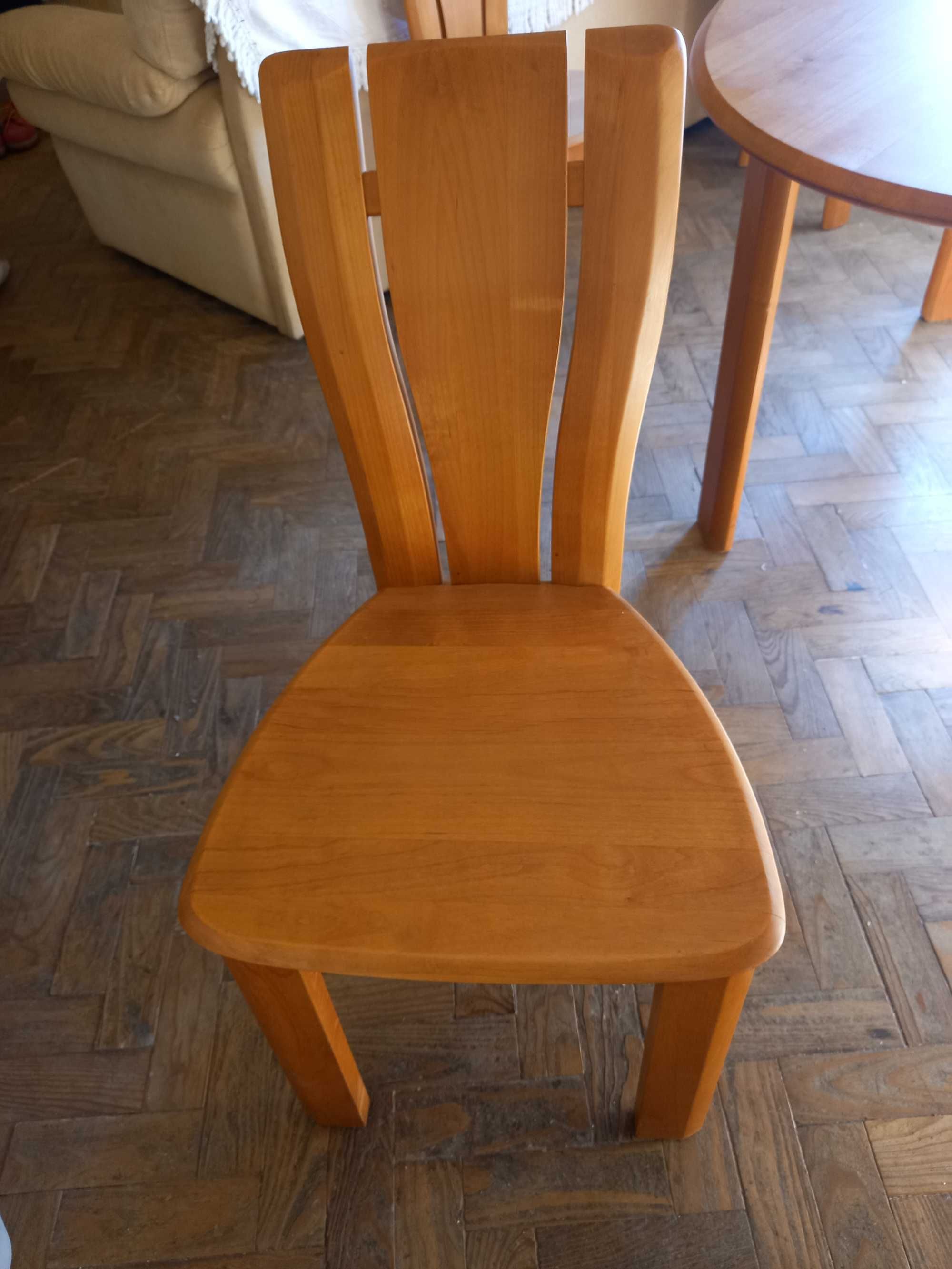 Mesa de jantar extensível + 6 cadeiras