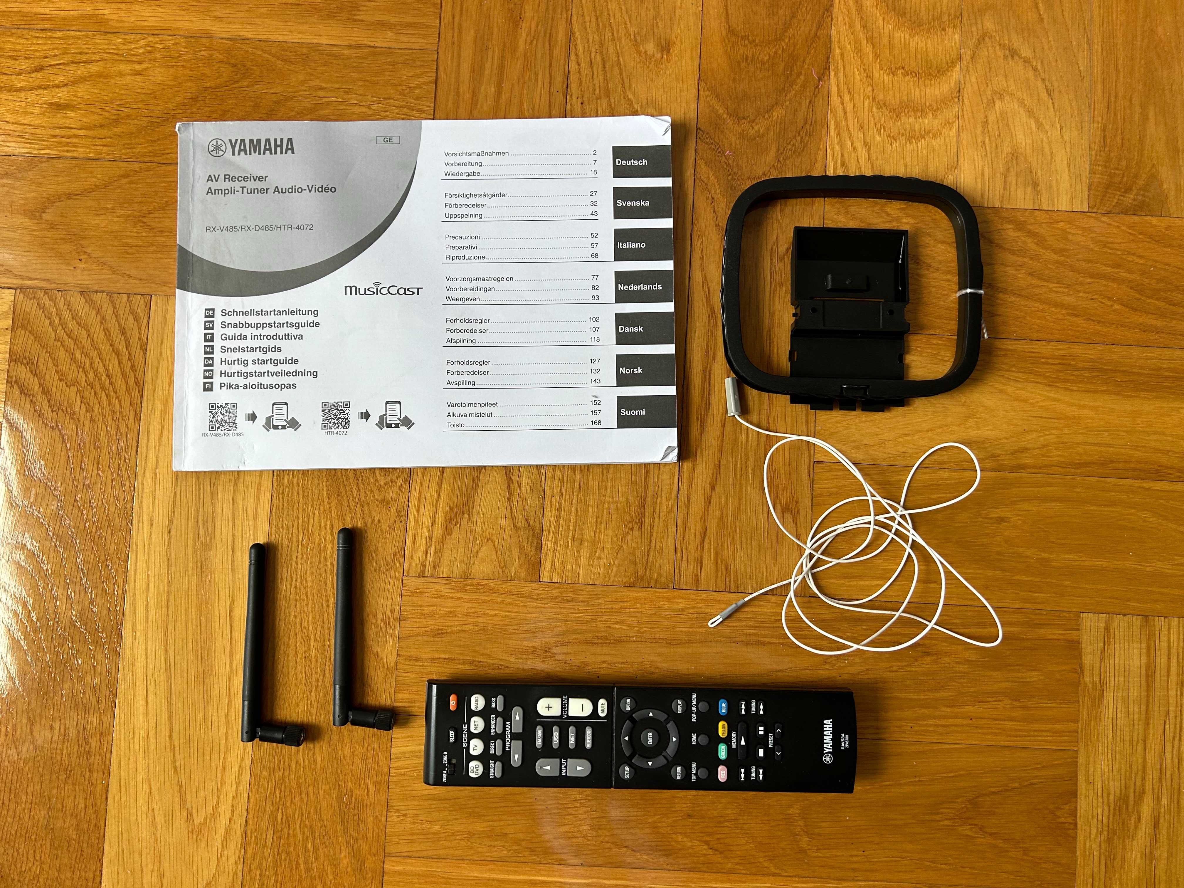 Amplituner 5.1 Yamaha RX-V485 Wifi BT AirPlay2 Music Cast