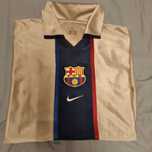 wyjazdowa koszulka Fc Barcelony z sezonu 2001/02, rozmiar M