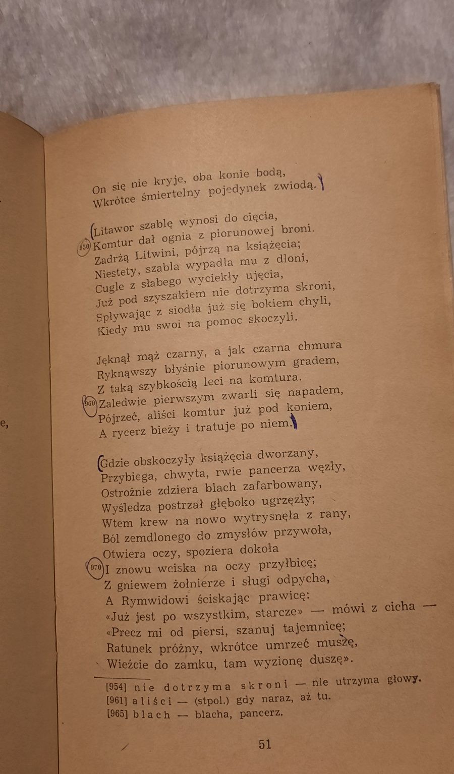 Książka "Grażyna" Adam Mickiewicz 1969 prl lektura