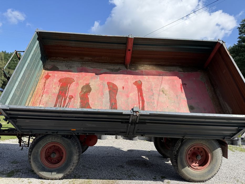 Przyczepa rolnicza wywrotka 16 ton Niemiecka masywna