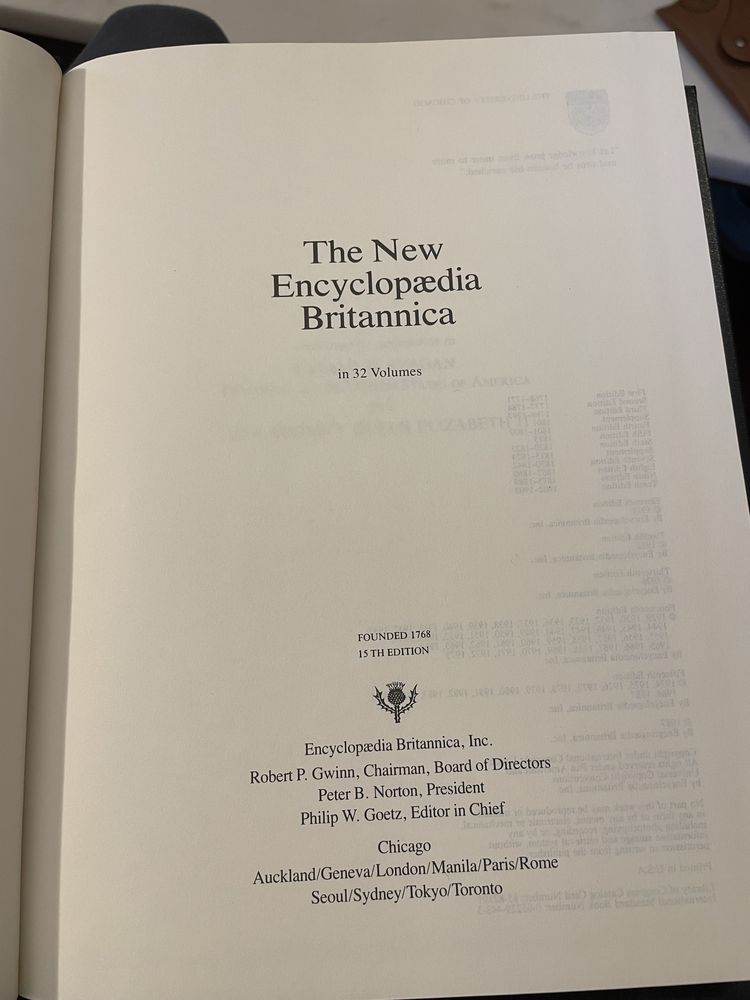 15 edição Encyclopedia Brittanica conjunto 33 volumes (1987)