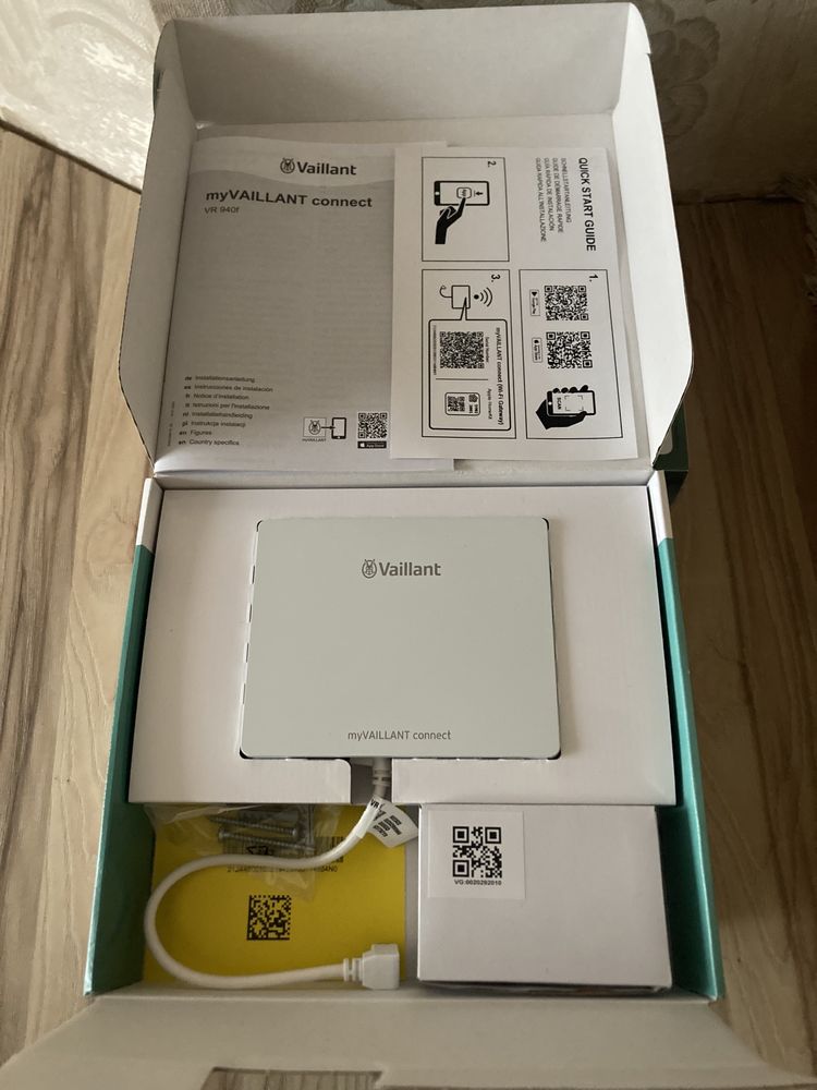 Erelax VRT 380/2 VR 940f Vaillant vSMART senso HOME термостат