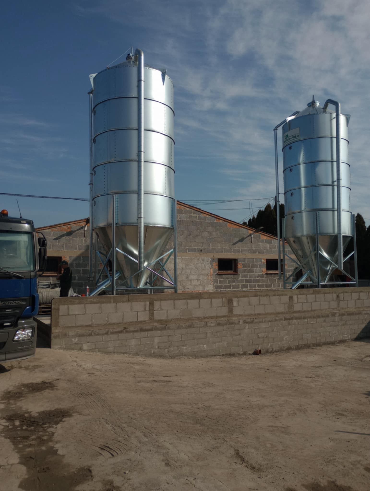 Silos zbożowy paszowy 30ton 45,3m3 nowy Marco-Polo