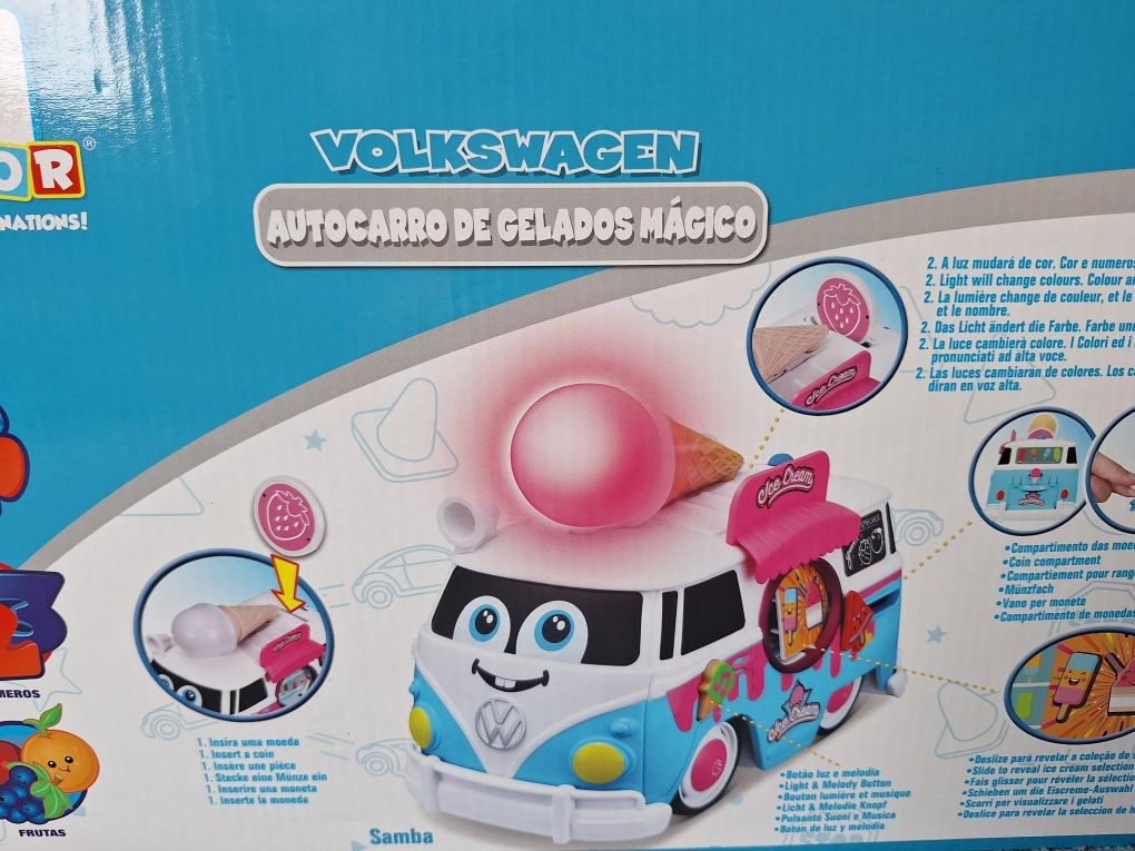 Brinquedo autocarro de gelados vokswagen