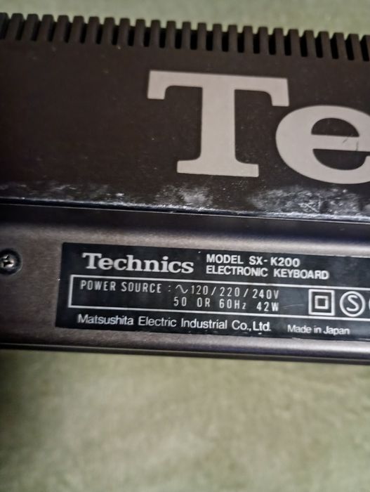 Keyboard Technics sx k200