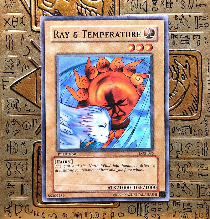 Ray & Temperature - LOB-035 - 1st Edition Yugiioh
