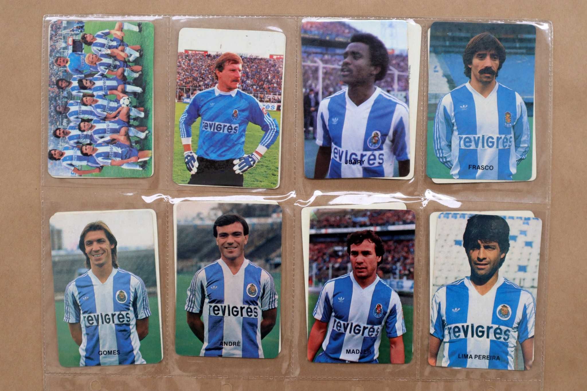 16 Calendários jogadores futebol do Porto ano 1987