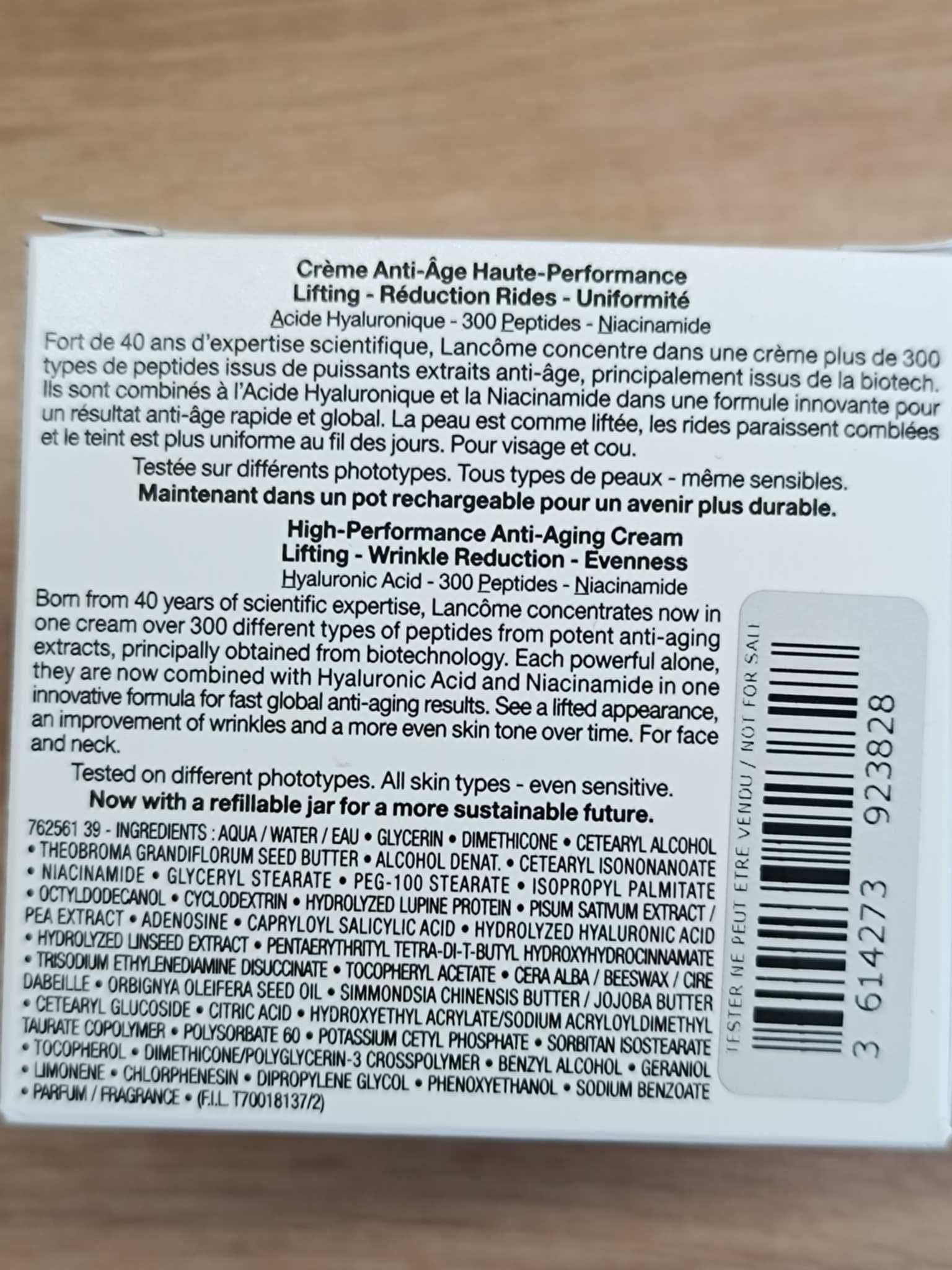 Lancôme Rénergie H.P.N. 300-Peptide Cream - 50 ml