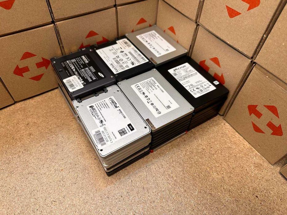 Оригінальні Б/у SSD для ПК та ноутбука | 480-512 GB SATA 3