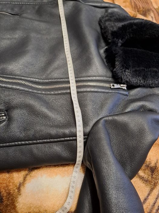 Женская  дублёнка (кожзам.)48р