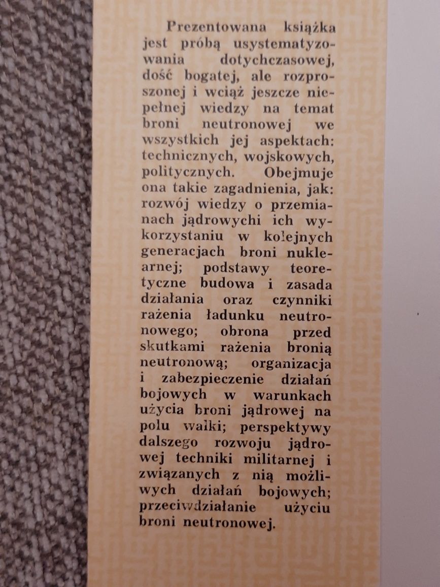 Broń neutronowa - Jan Pieta
