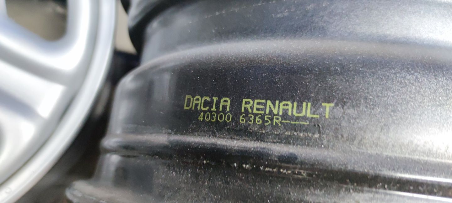 felgi stalowe 5x114,3 RENO/DACIA 4szt 6.5jx16H 500zł
