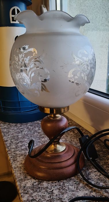 lampa stołowa w klasycznym stylu wysokość 27 cm