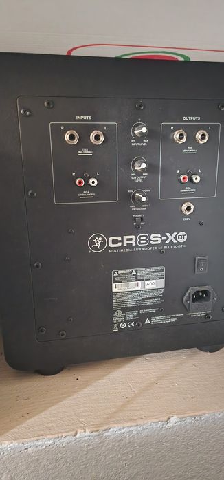 Colunas phonic p8a + subwoofer Bluetooth